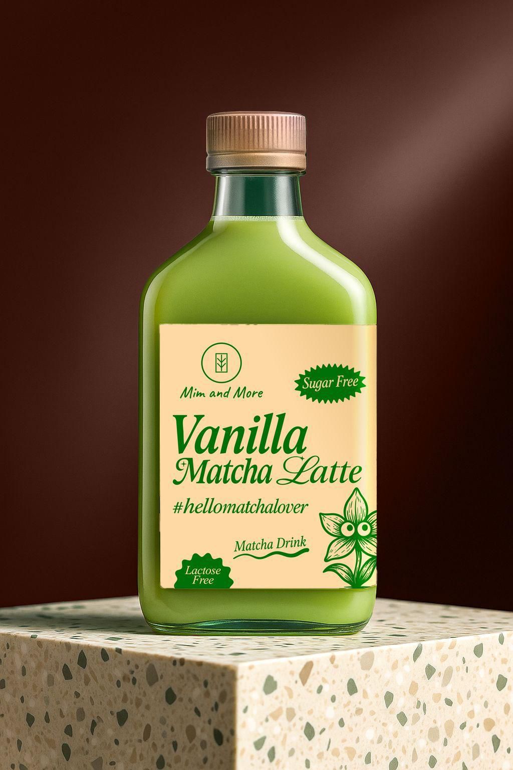 Vanilla Matcha Latte – Sugar Free 12 x 190ml