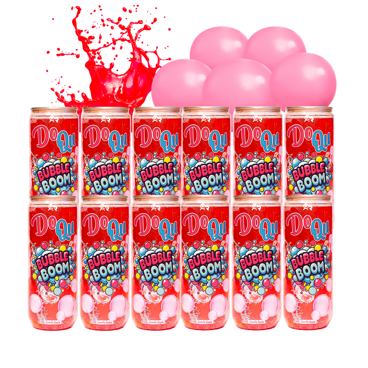 DoQu Bubble Boom Candy Style Tray 12x330ml