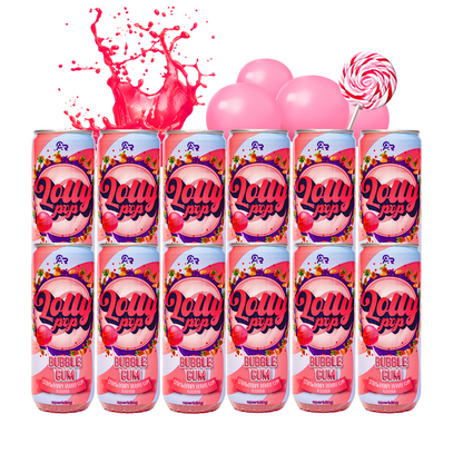 Lolly-Pop Bubble Gum Tray 12x330ml