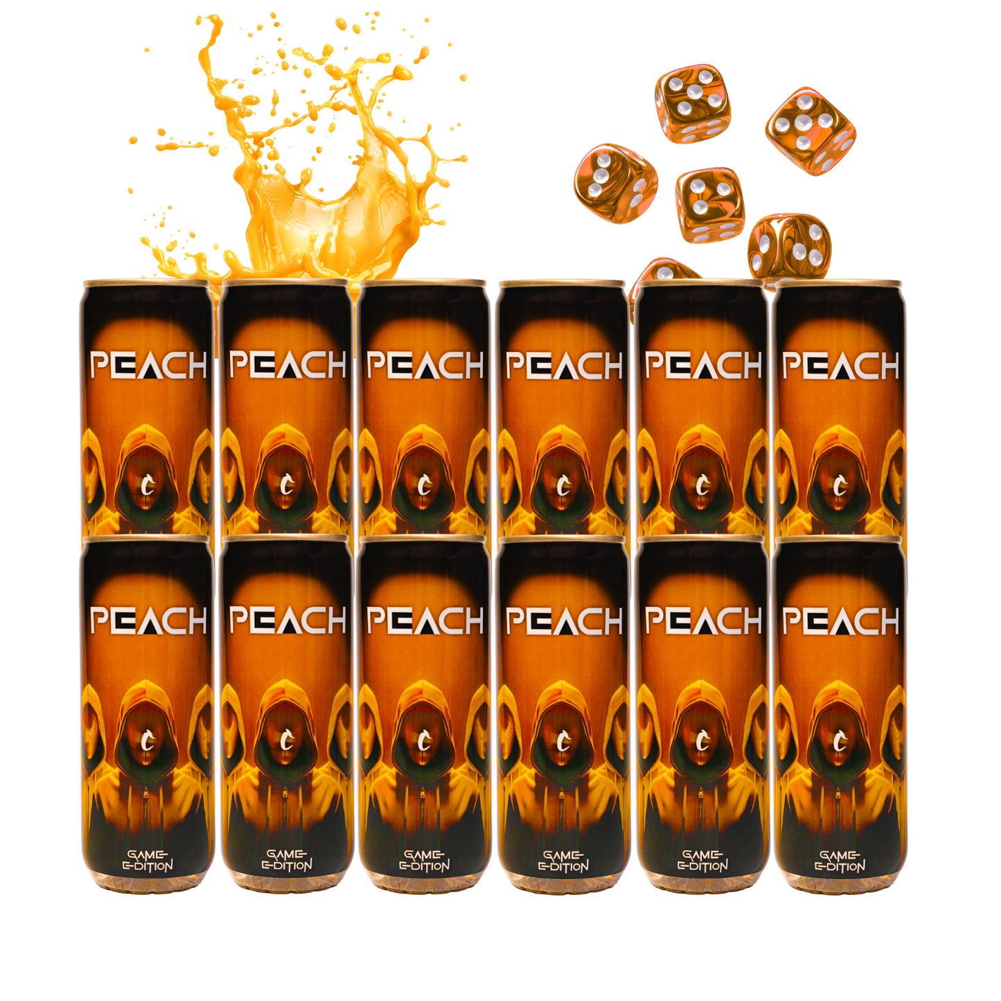 Game Edition Peach Tray 12x330ml