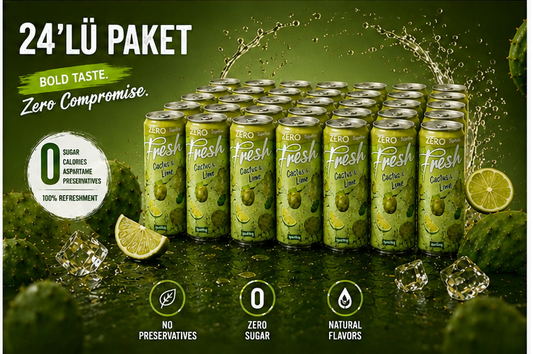 Fresh Cactus Lime Sugar Free 24`er Pack