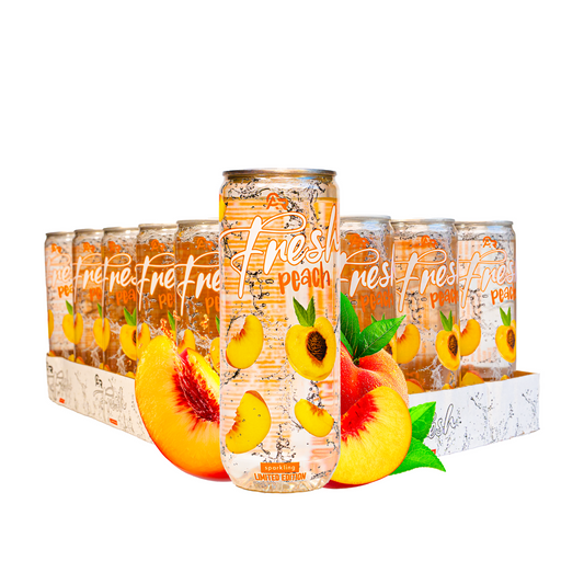 Fresh Peach Tray 24x330ml