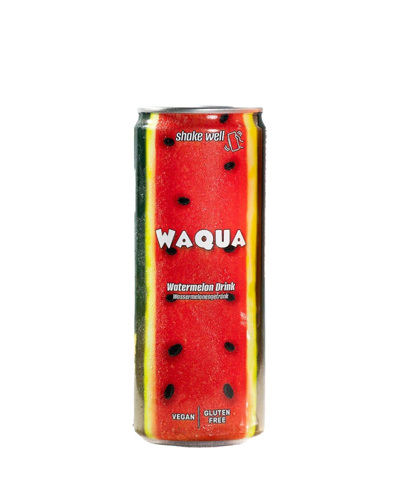 WAQUA 🍉 Erfrischungsgetränk Wassermelone (0,33L – 99% Fruchtanteil)