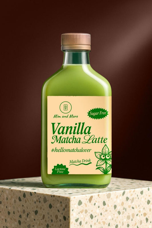 Vanilla Matcha Latte – Sugar Free 12 x 190ml