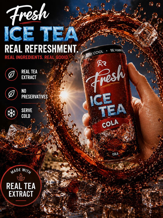 Fresh Ice Tea Cola 24`er Pack